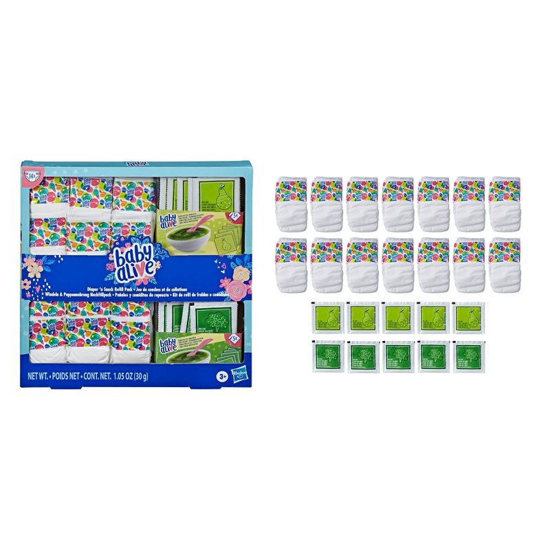 Baby Alive Diaper 'n Snack Refill Pack