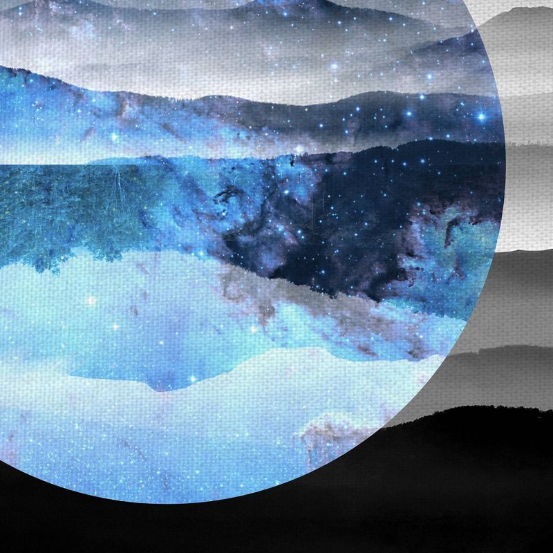 24" x 24" Celestial Landscape 1 Art on Canvas - Fine Art Canvas