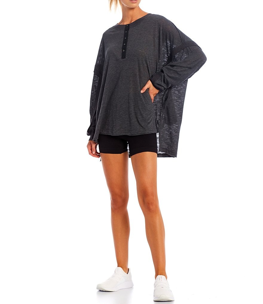 Marc New York Short Sleeve Tie-Dye Jewel Neck Tee