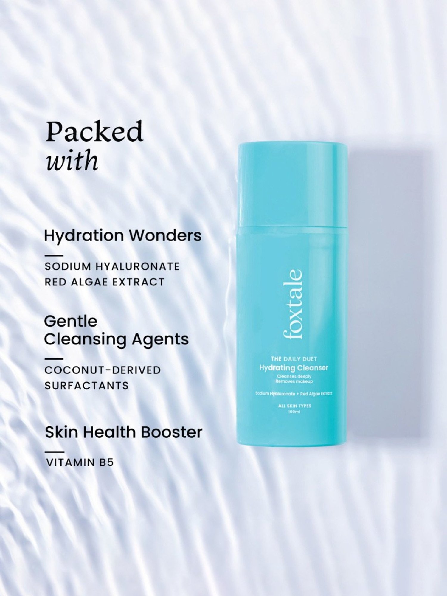 Foxtale The Daily Duet Hydrating Cleanser - 100 ml