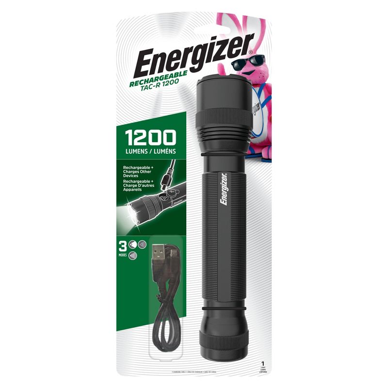 Energizer Rechargeable TAC-R 1200 Lumens LED Flashlight
