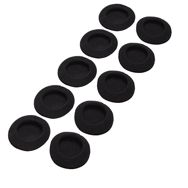 2 Inch Foam Pad EarPad Ear Cover Compatible with Sony Sennheiser Philips Headphone 5 Pairs Black