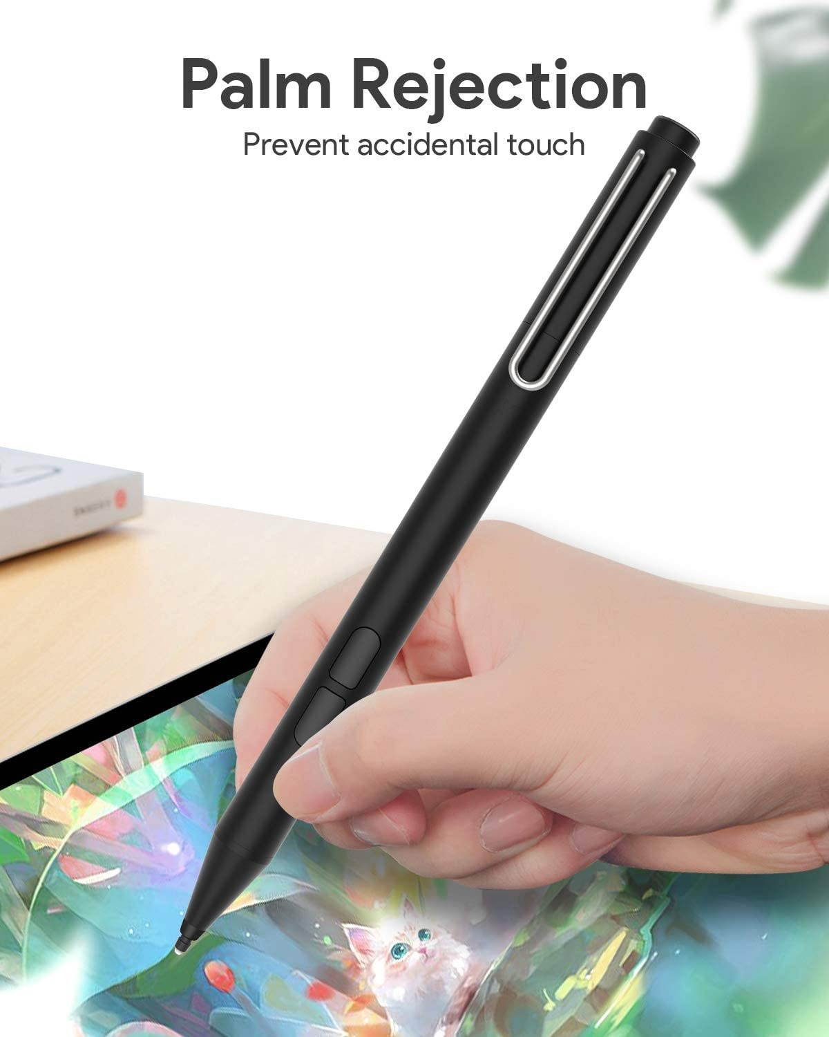 Stylus Pen for Surface with Magnetic Attachment and Eraser Button Active Stylus for Surface Compatible with Surface Pro 5/6 / 7 Laptop/Book/Go/Studio/Hub