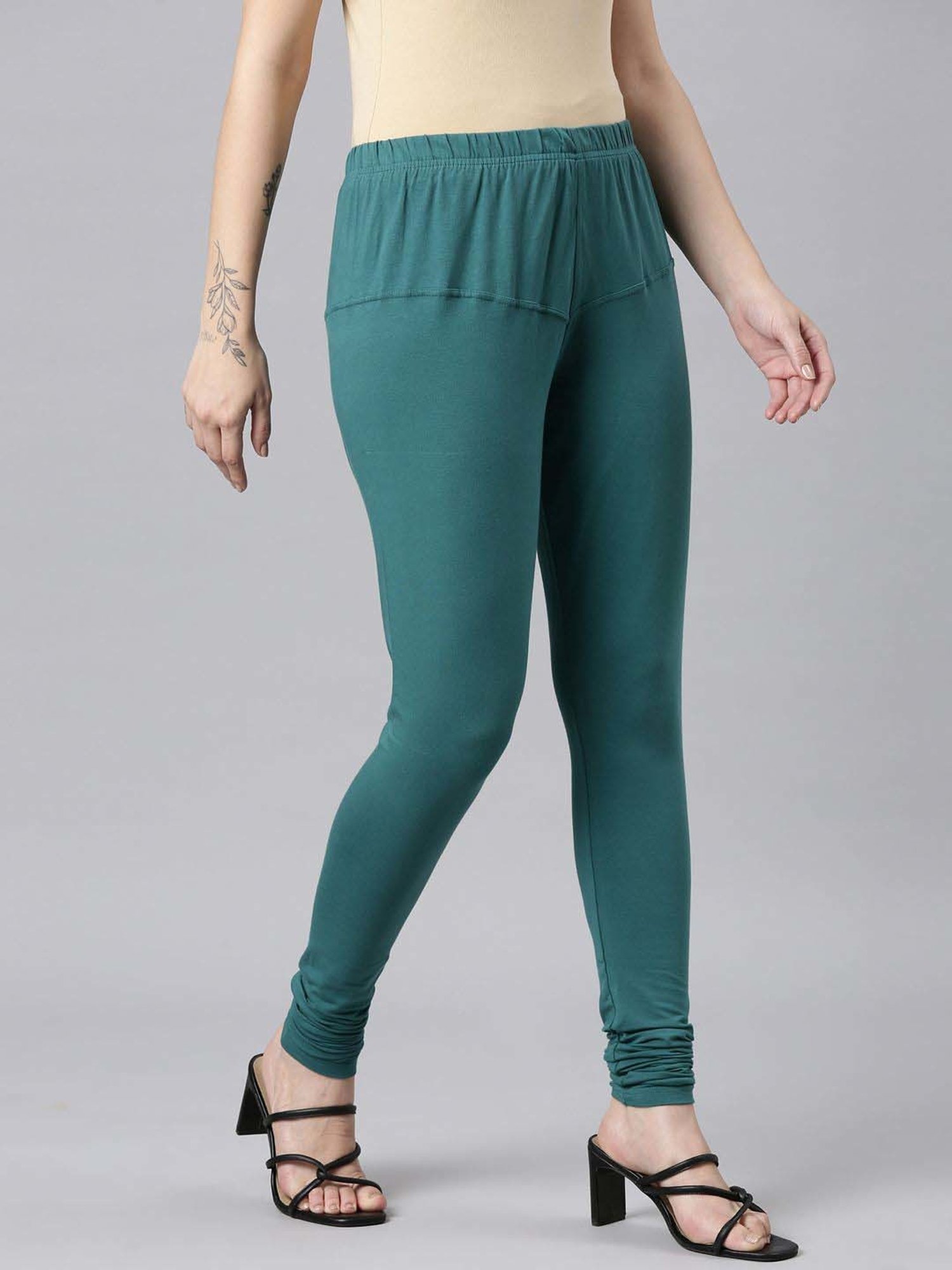 Dixcy Slimz Green Skinny Fit Leggings