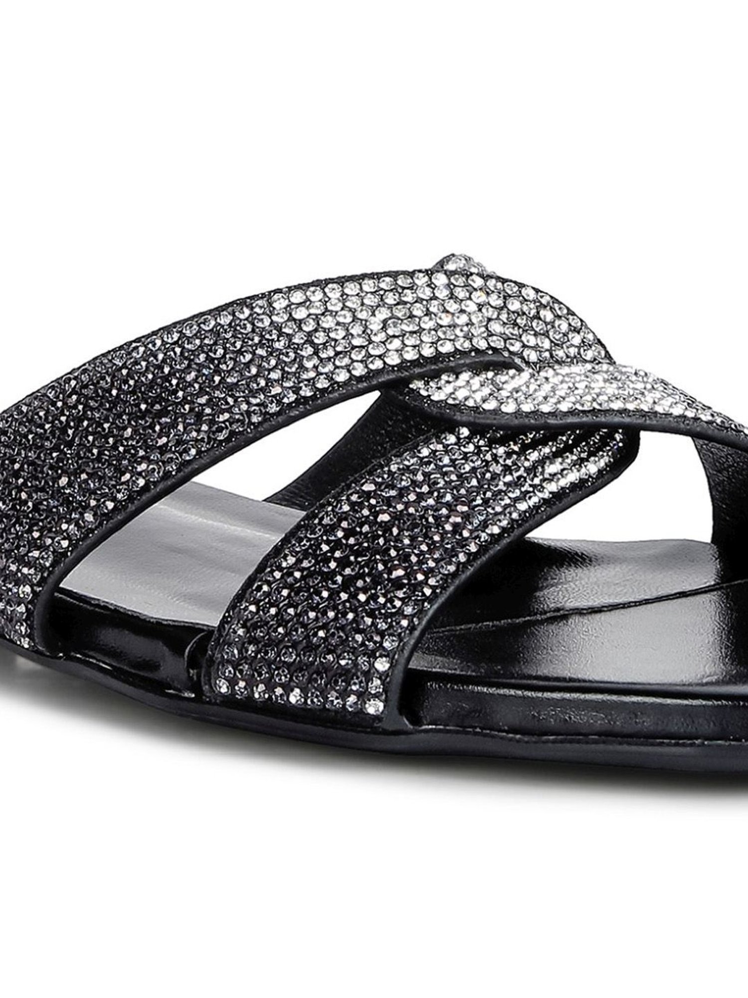 London Rag Women's Black Casual Sandals
