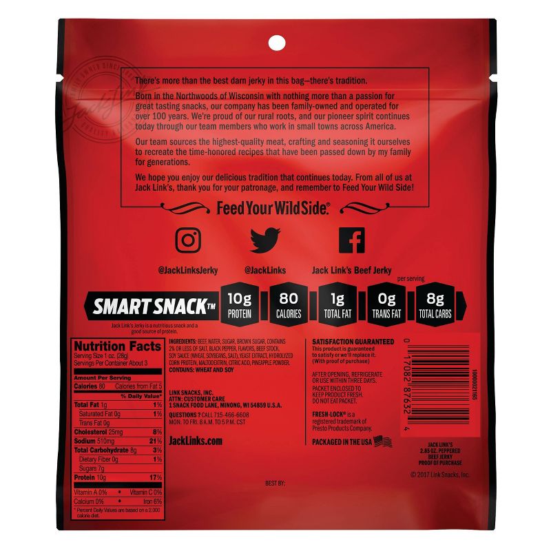 Tillamook Zero Sugar Original Beef Jerky - 6.5oz