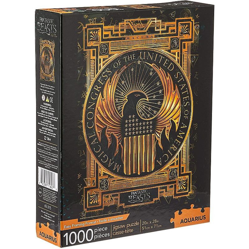NMR Distribution Fantastic Beasts MACUSA 1000 Piece Jigsaw Puzzle