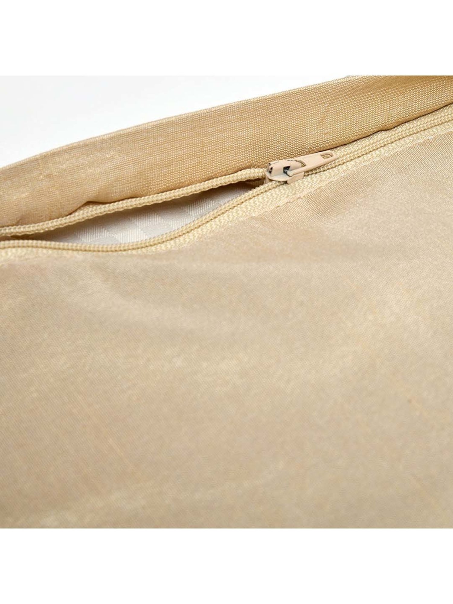 Swayam Red & White Cotton 60 cm x 60 cm Cushion Covers - Set of 5