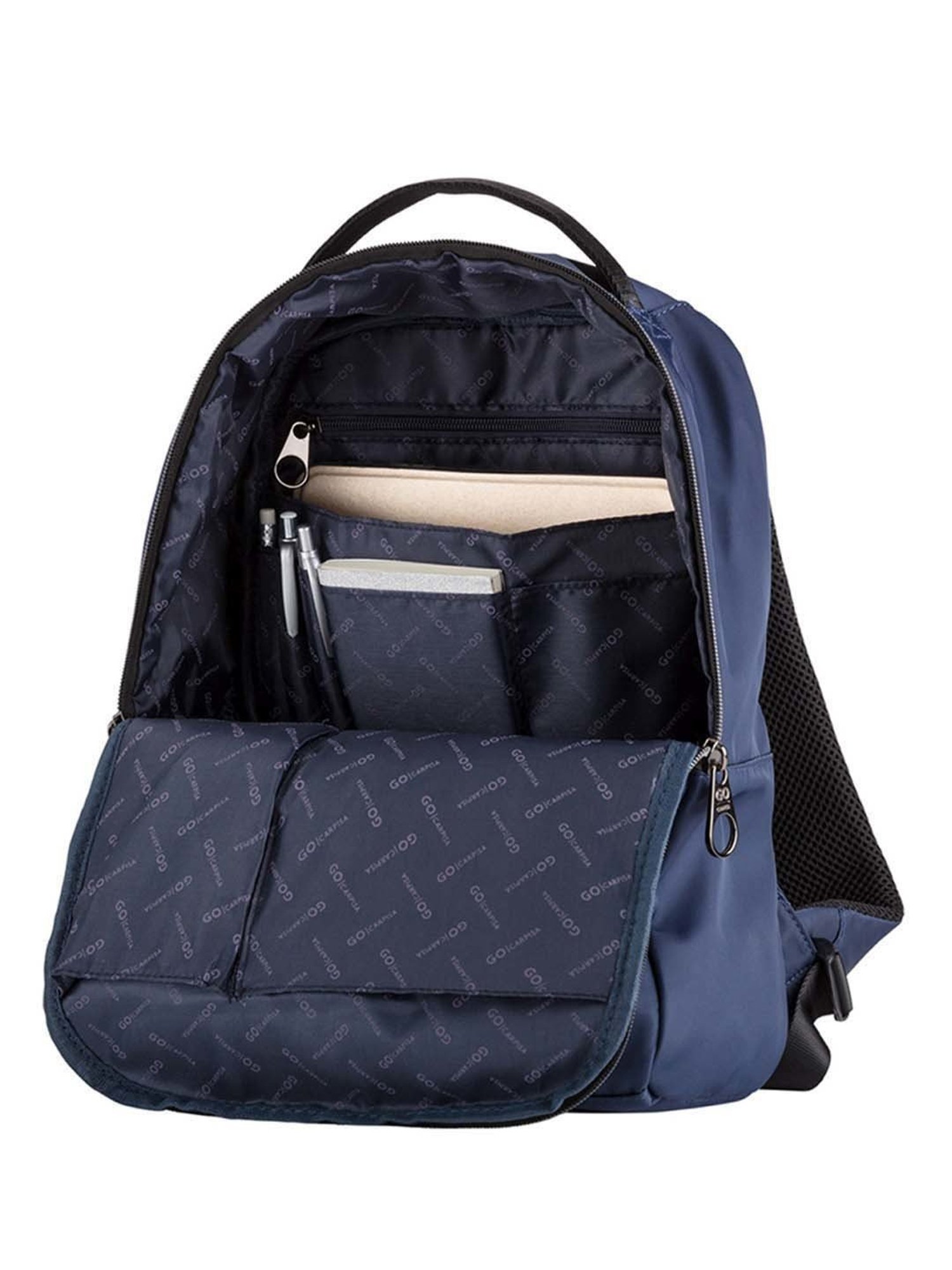 Carpisa Blue Landon GO Medium Laptop Backpack