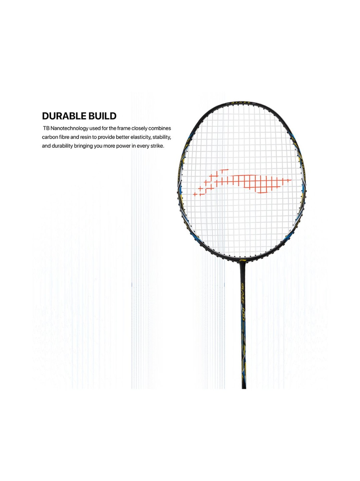 Li-Ning Blaze 100 Badminton Racket (Blue) Size - Medium