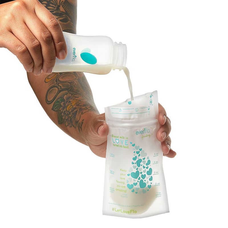 Evenflo Advanced Breast Milk Storage Bags 5oz, 50ct