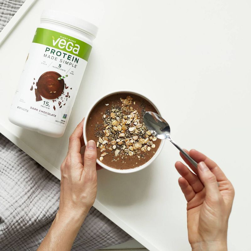 Vega Protein Made Simple Protein Powder - Dark Chocolate - 9.6oz
