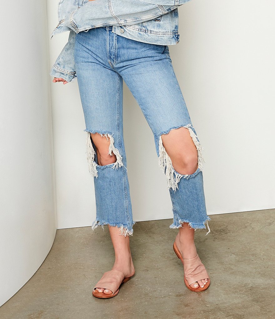 Free People Vicente Leather Slide Sandals