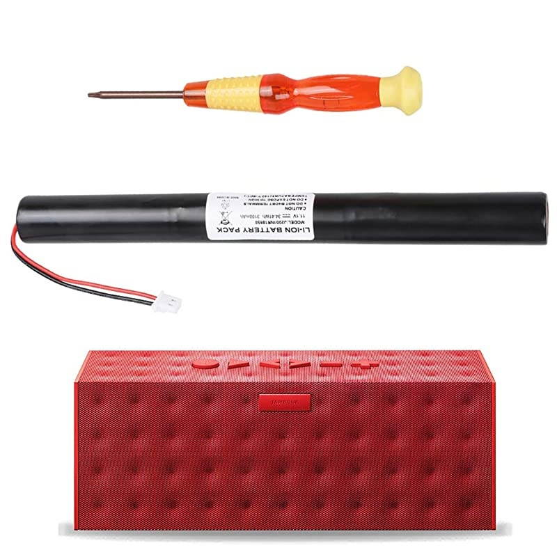 Jawbone Big Jambox Battery  3250mAh 111V Liion Replacement Battery for Jawbone Big Jambox J201103US J200ICR18650F1L Wireless Bluetooth Speaker