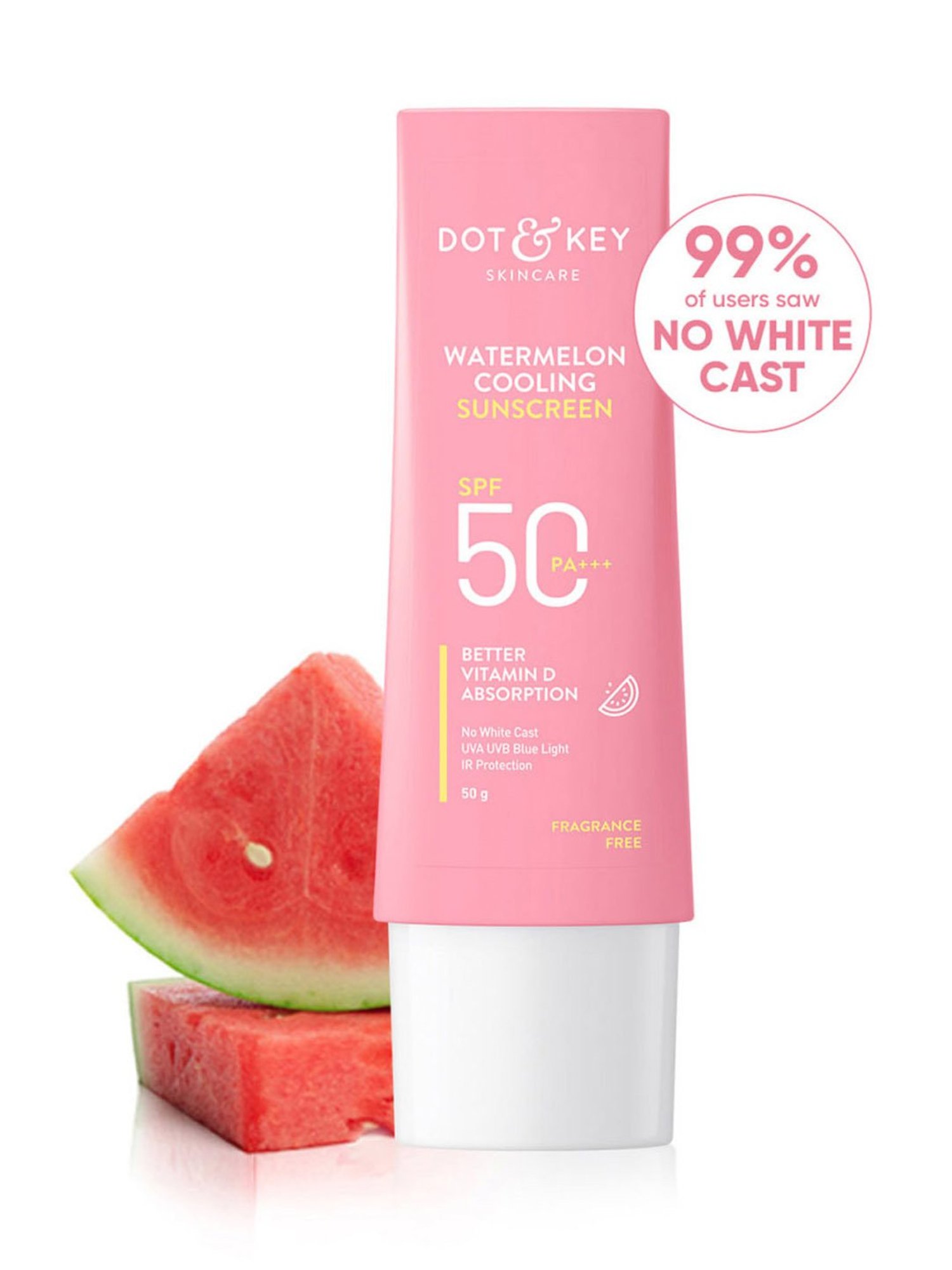 Dot & Key Watermelon Cooling Sunscreen SPF 50 PA+++ - 50 gm