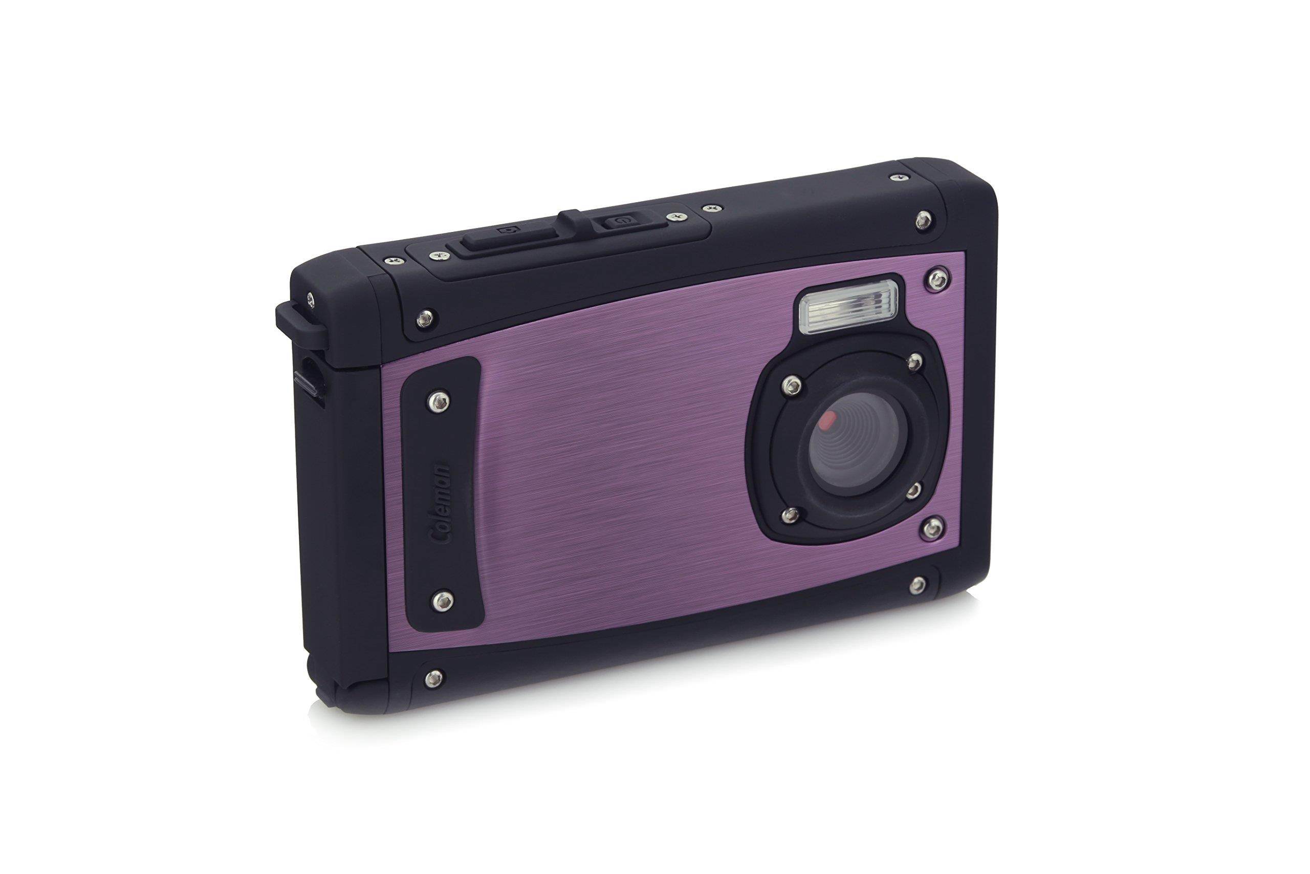 Coleman Venture HD C40WP Shock & Waterproof Digital Camera (Purple)