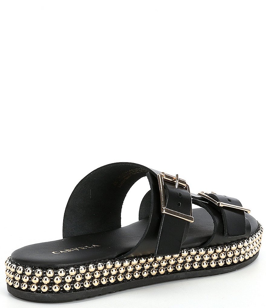 Carvela Leather Khain Beaded Detail Mules