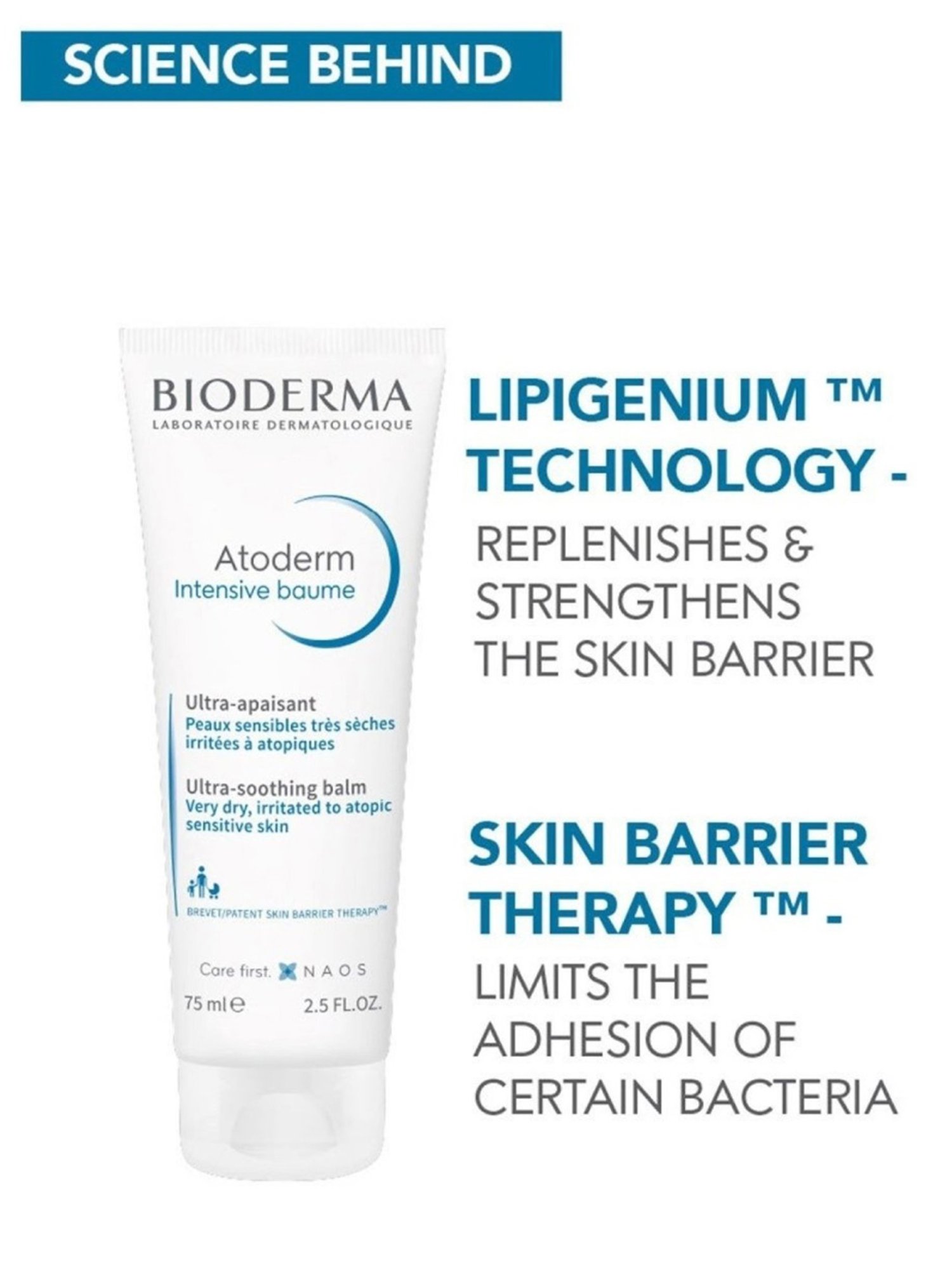 Bioderma Atoderm Intensive Baume Ultra-soothing Balm - 75 ml