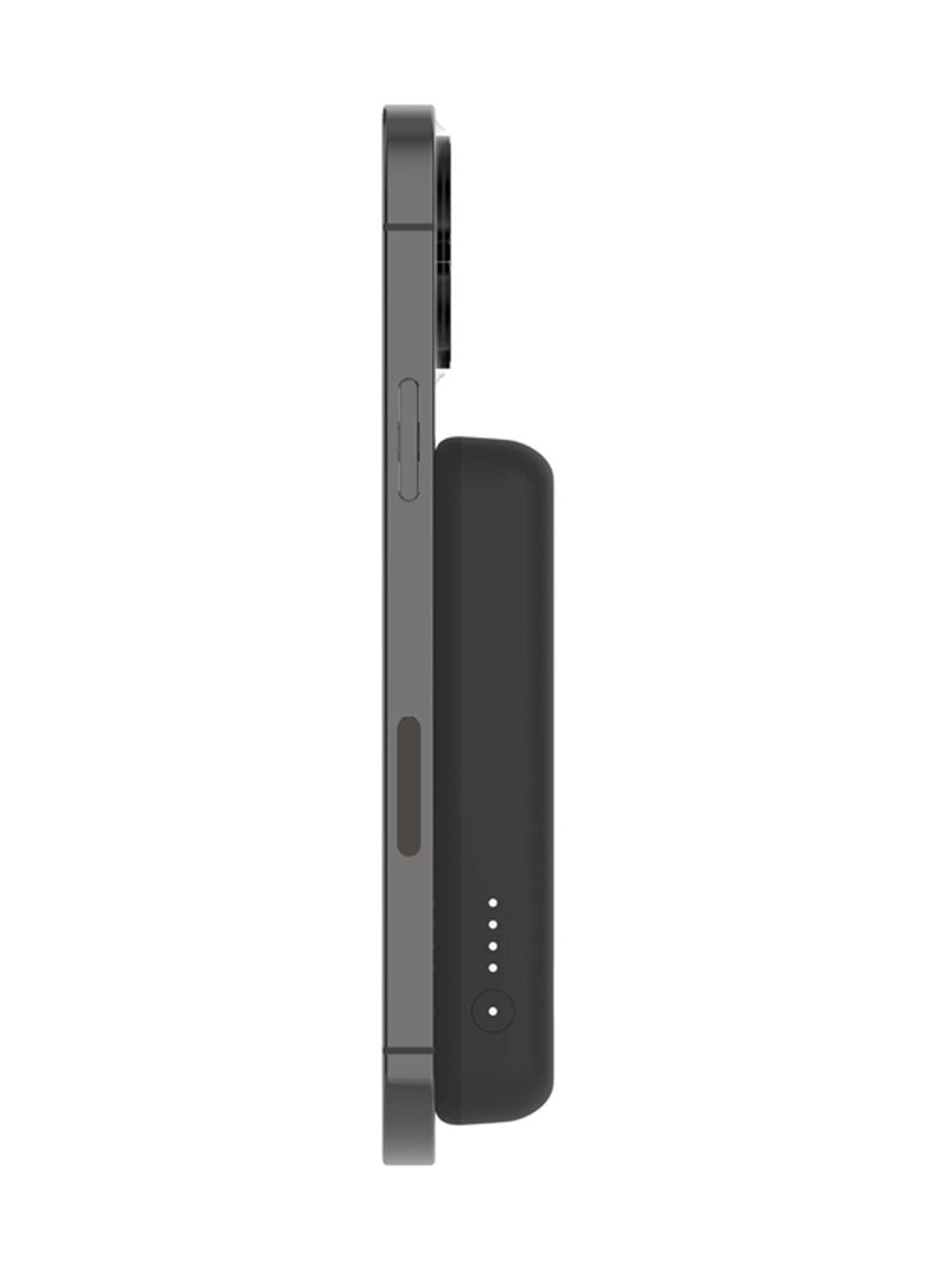 Belkin Quick Charge Magnetic Wireless Power Bank 5000mAh with Stand, Sleek Design (Black)