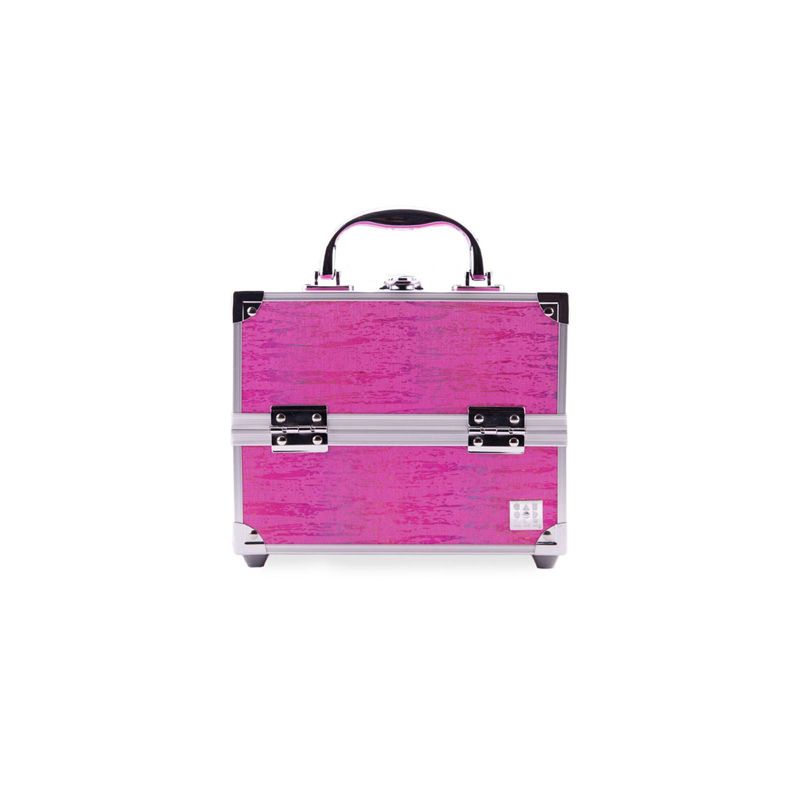 Caboodles Train Case - Holographic Pink