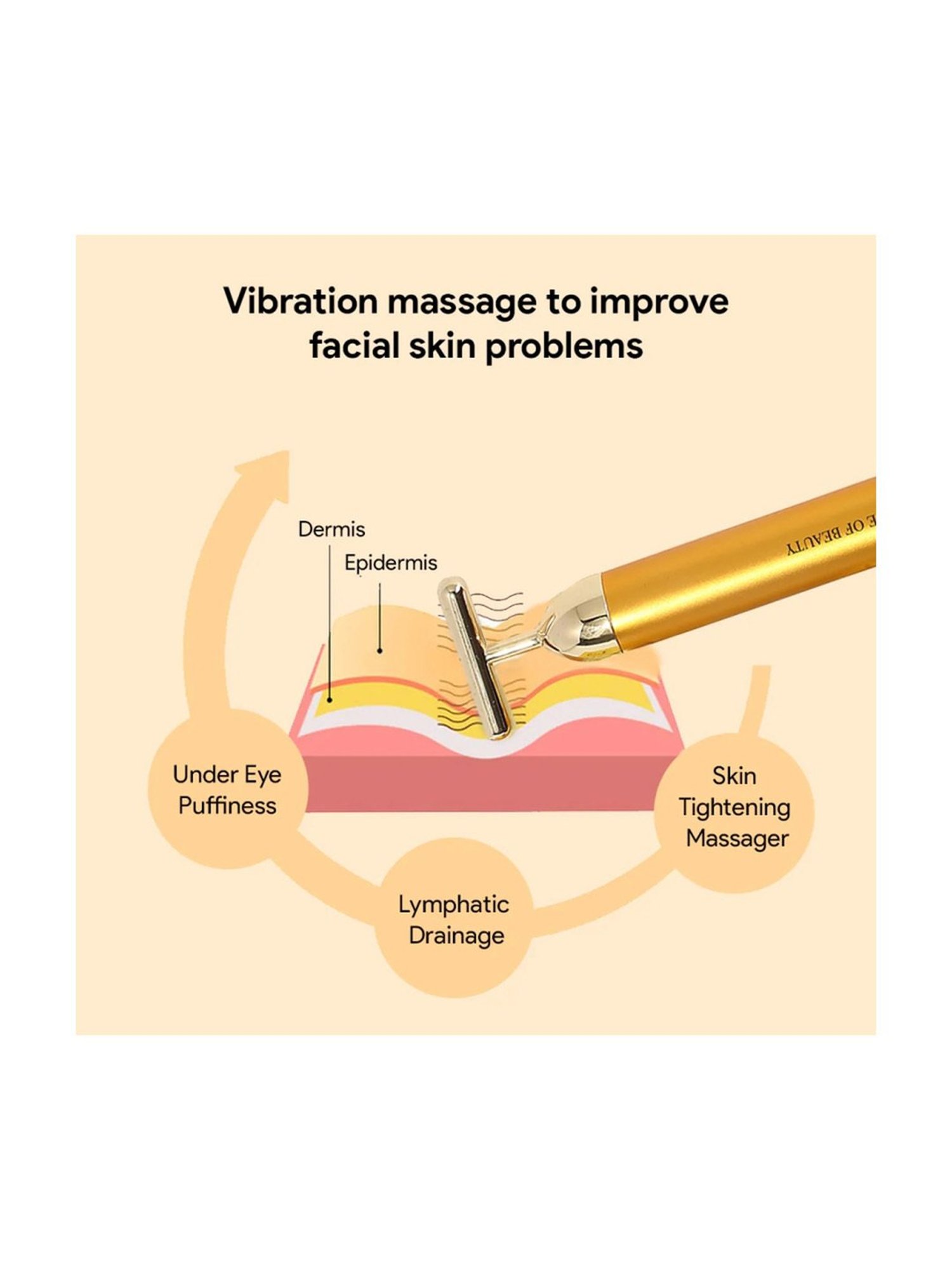 House of Beauty 24K Face Massager Kit