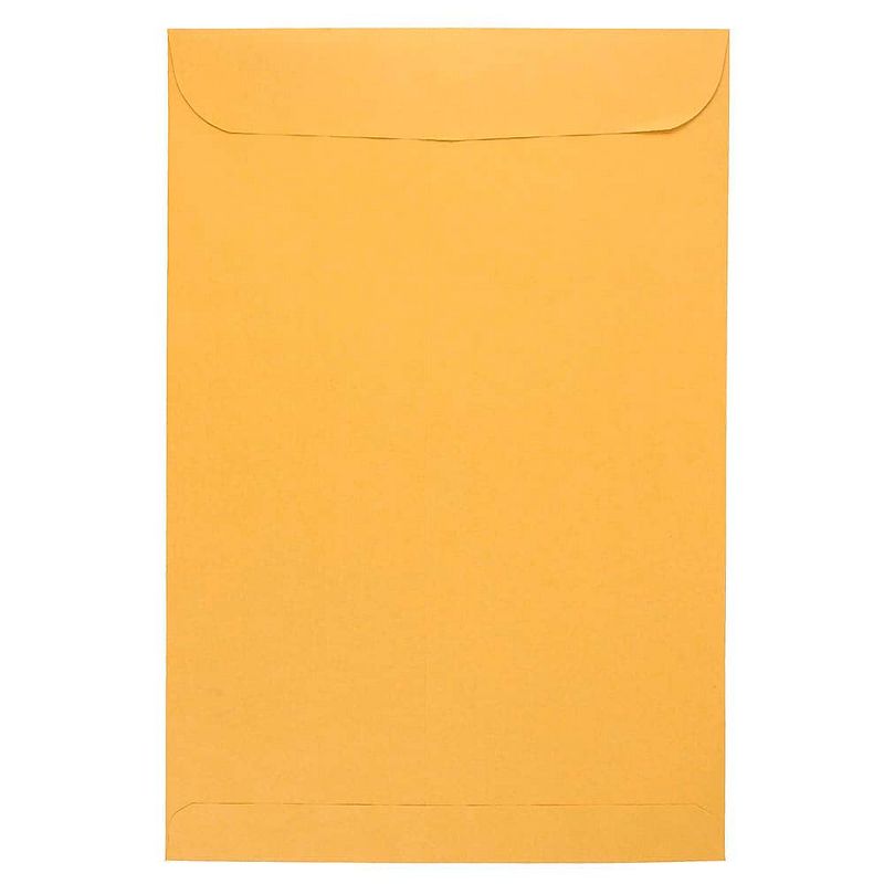 JAM Paper 15 x 20 Open End Envelopes w/Peel and Seal Closure, Brown Kraft Manila 13034279