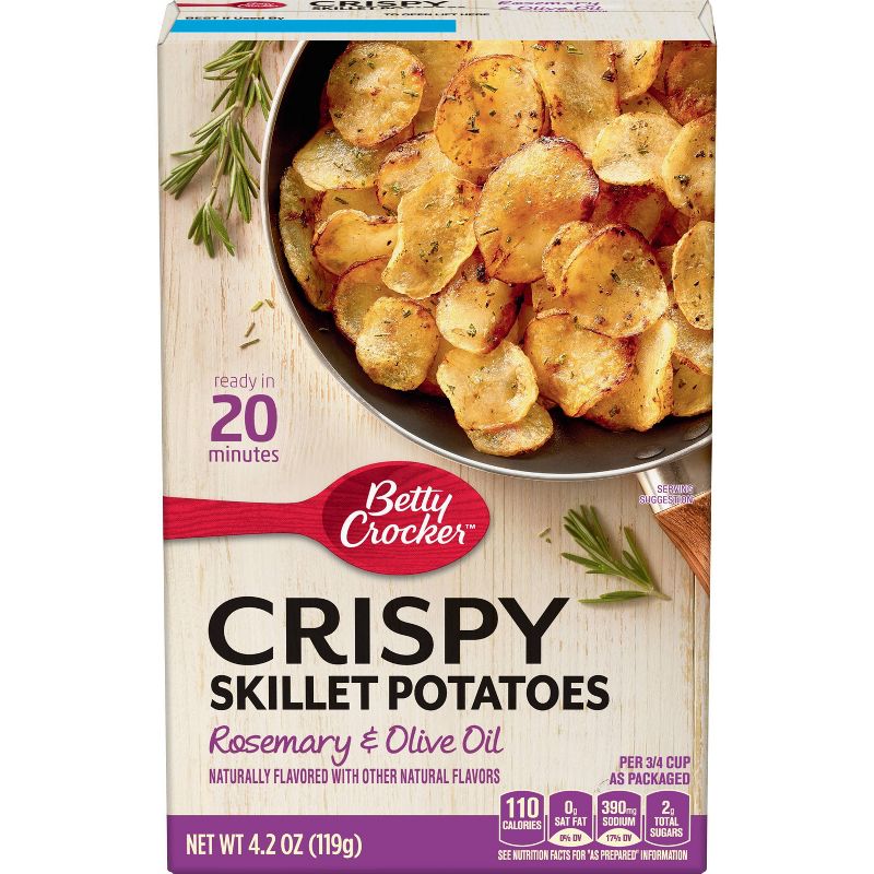 Betty Crocker Crispy Skillet Rosemary and Olive Oil - 4.2oz