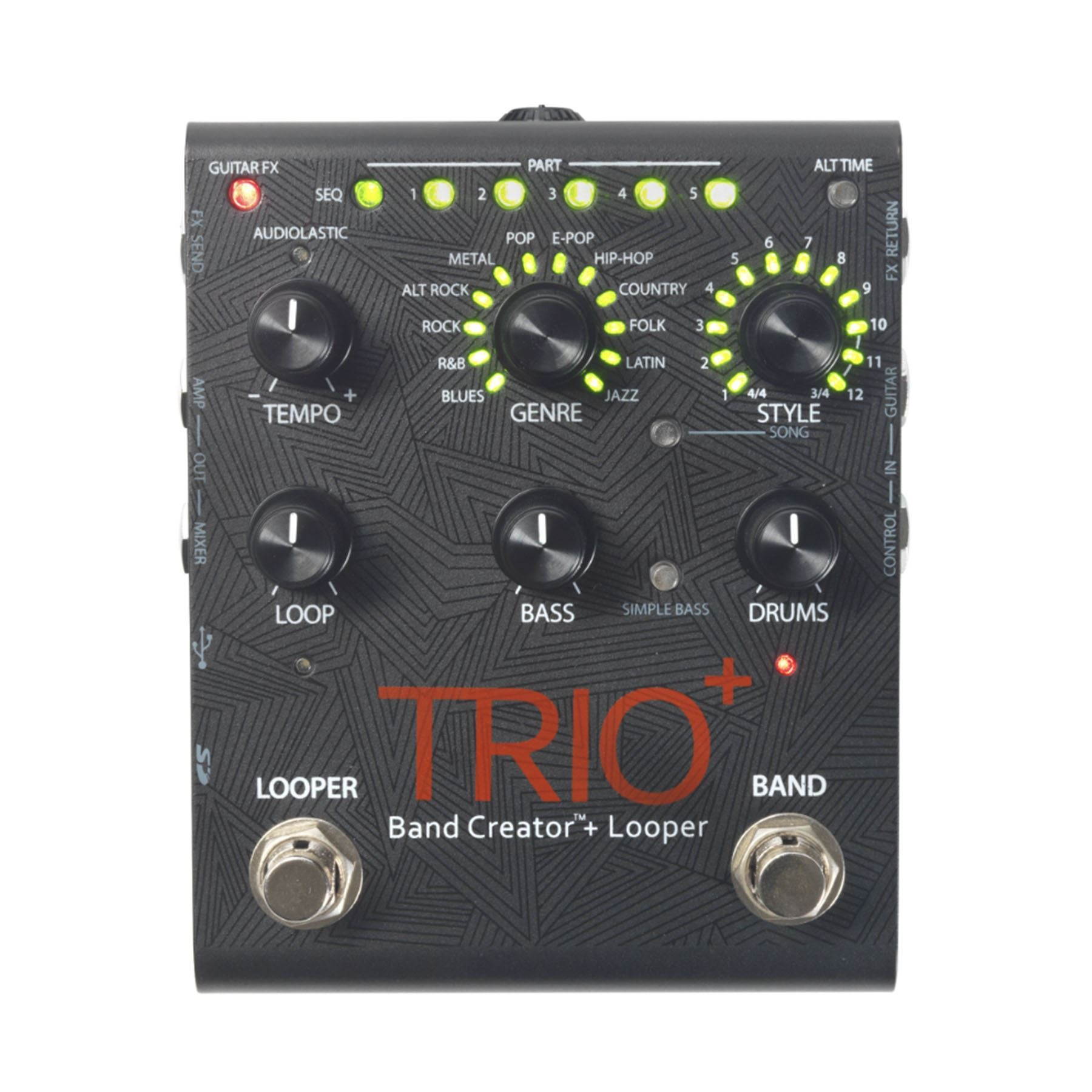 Digitech TRIOPLUS-U Trio Plus Band Creator & Looper Guitar Pedal