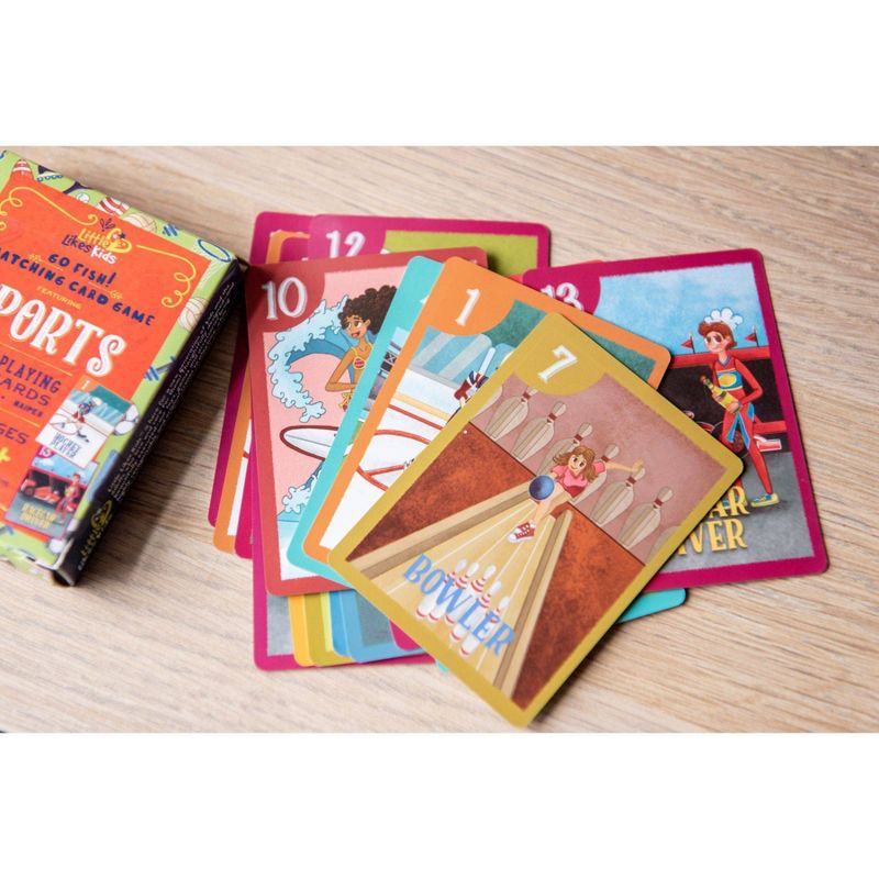 Little Likes Kids Go Fish! Sports Matching Card Game