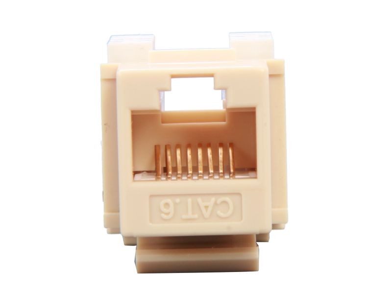 Micro Connectors CAT5 RJ45 Coupler F-F Straight
