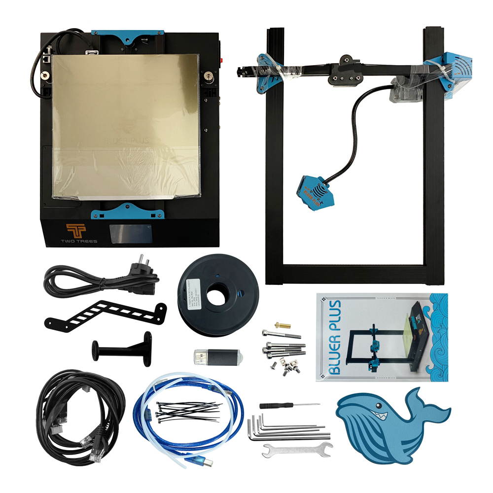 Blue Whale PLUS high-precision 3D printer, support TF card/online printing, L405*w505*H646 mm
650mm"