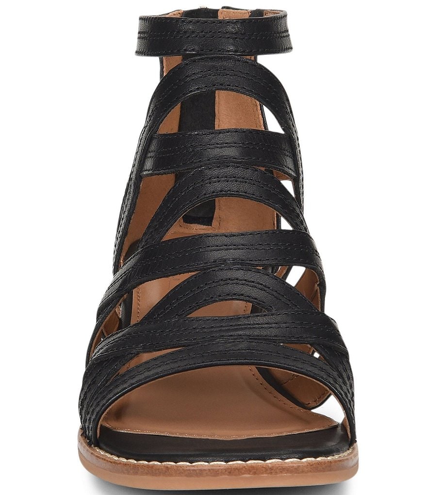 Comfortiva Betha Leather Gladiator Sandals