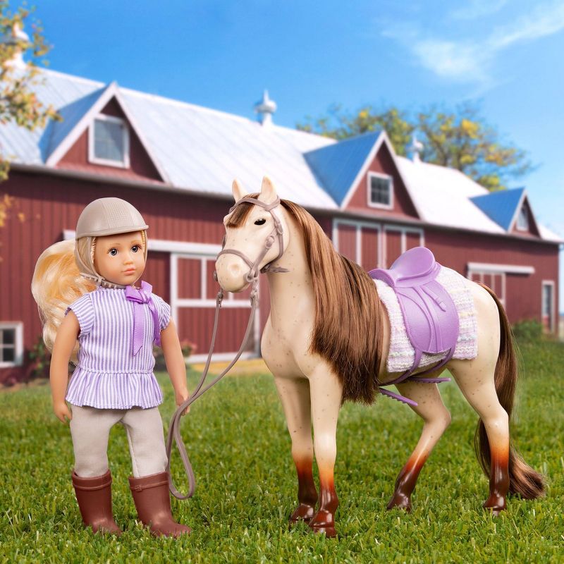 Lori Doll with Horse Marjorie & Maple