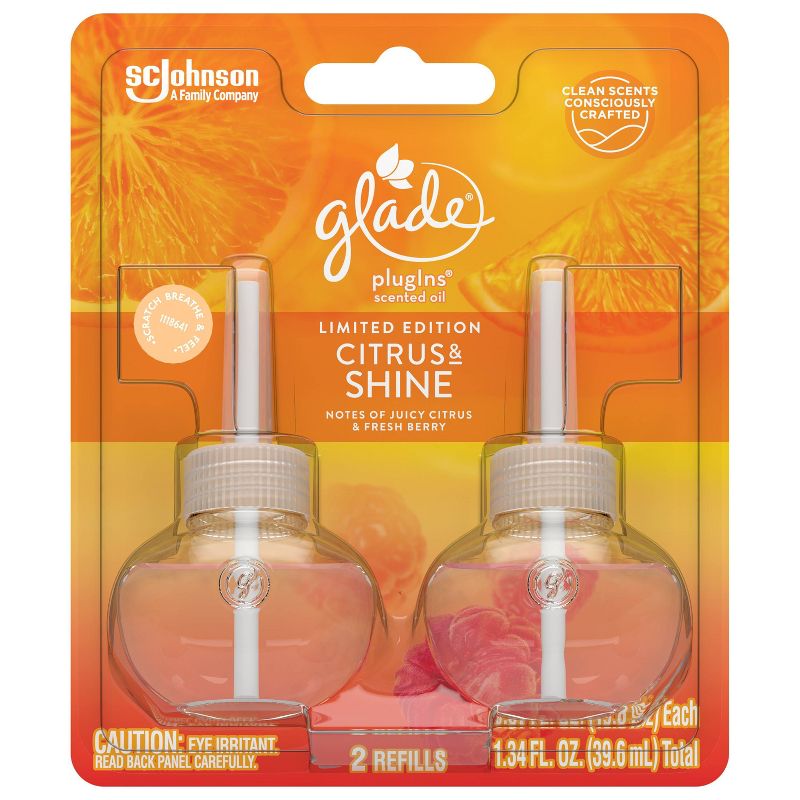 Glade Citrus Shine PlugIns Refill - 2ct
