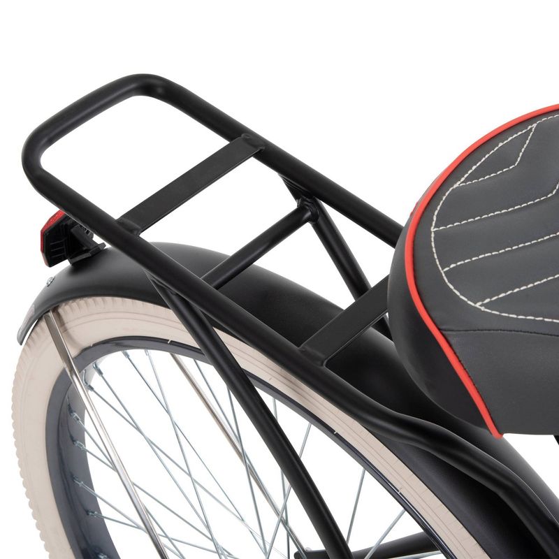 Huffy Men's Deluxe 26" Cruiser Bike - Matte Black