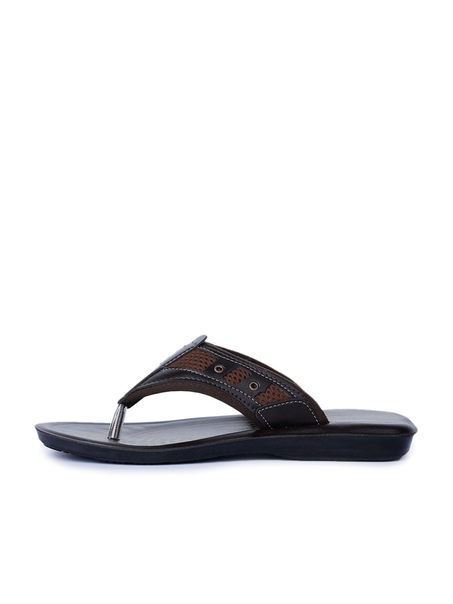 Aha by Liberty Men's Brown Thong Sandals