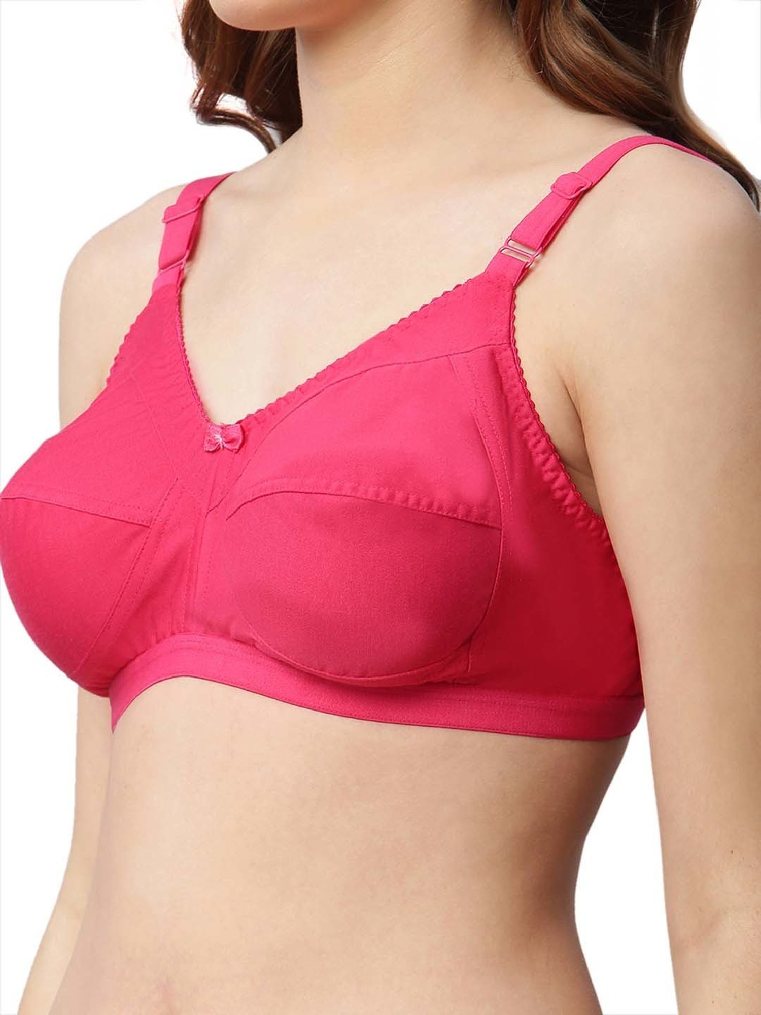 Cukoo Pink Full Coverage Non-Padded Everyday Bra