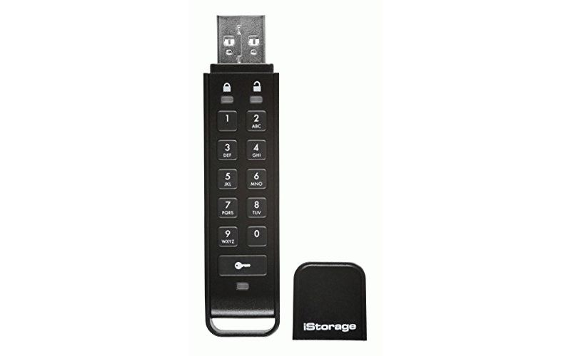iStorage datAshur Personal2 256-bit 32GB USB 3.0 secure encrypted flash drive IS-FL-DAP3-B-32 32GB
