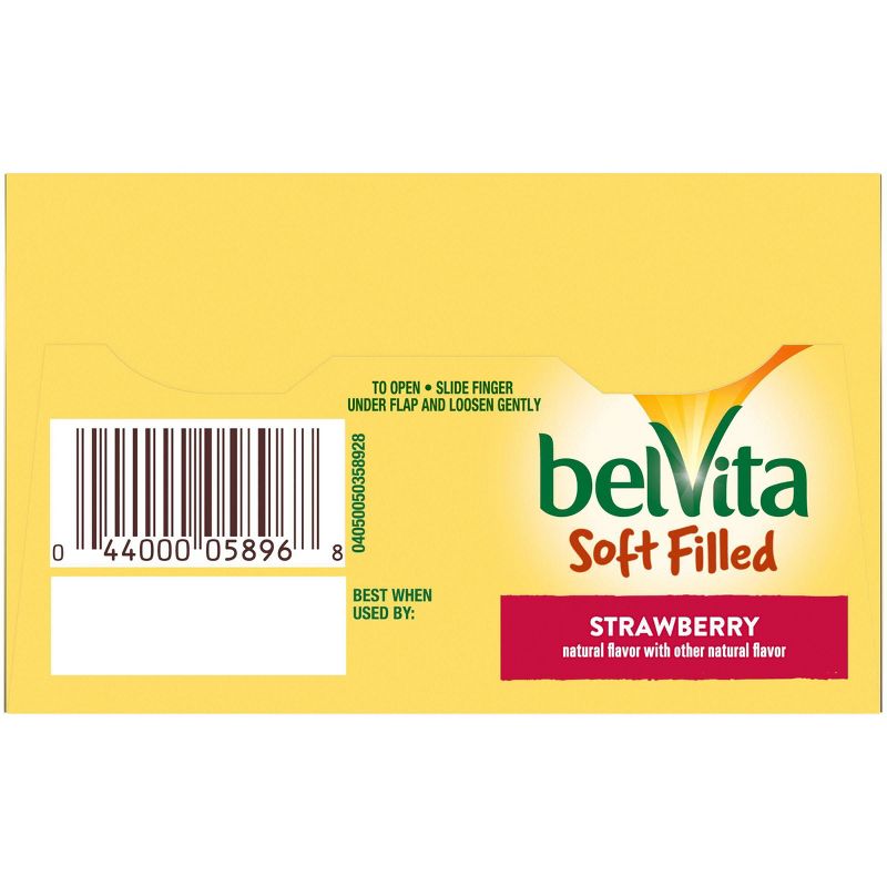 belVita Soft Baked Filled Strawberry Breakfast Bars - 5 Packs