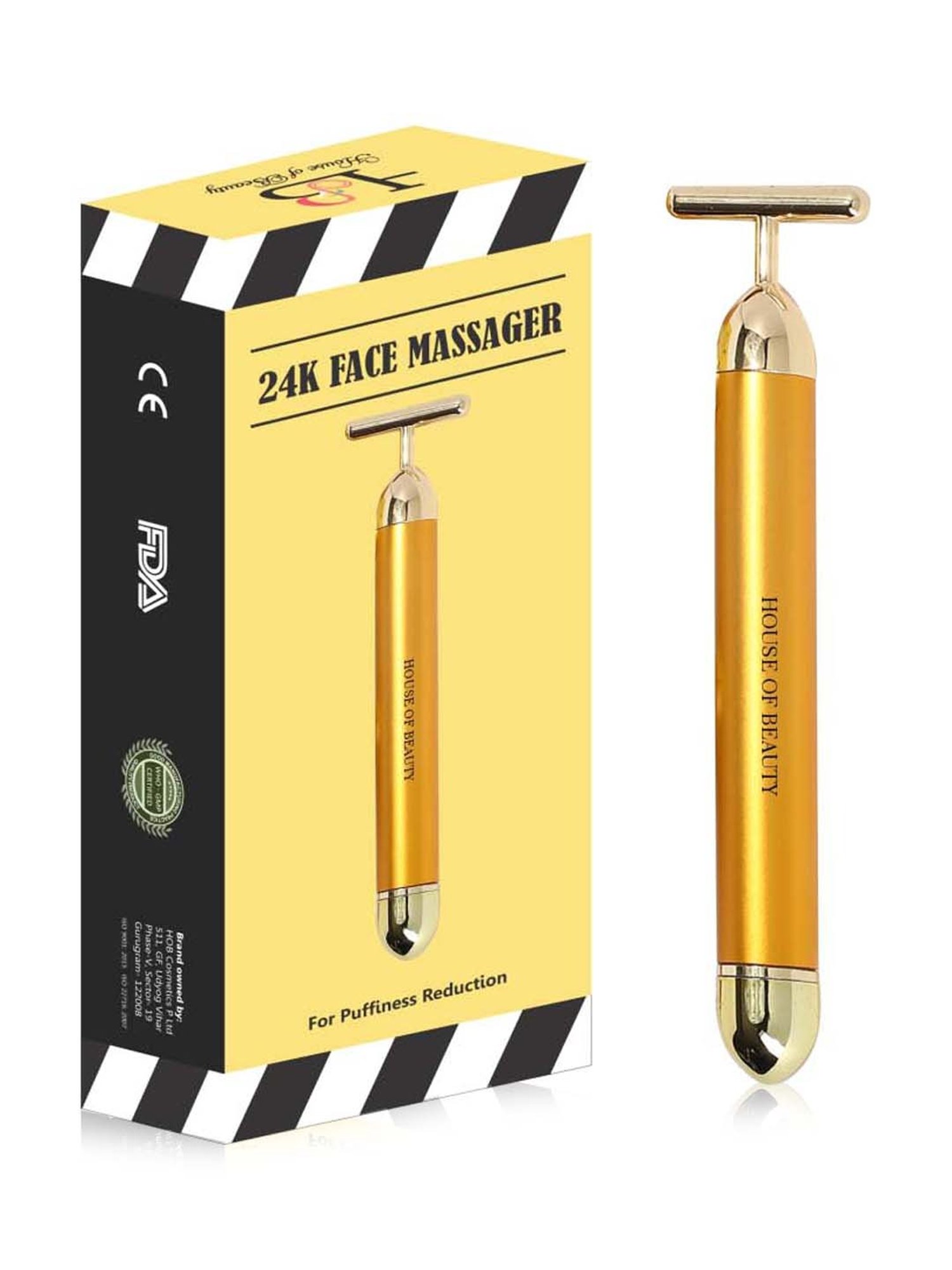 HofB- House of Beauty Quartz Roller - 1 Pc