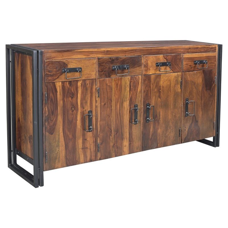 Carmel Sideboard Dark Brown/Black - Chique