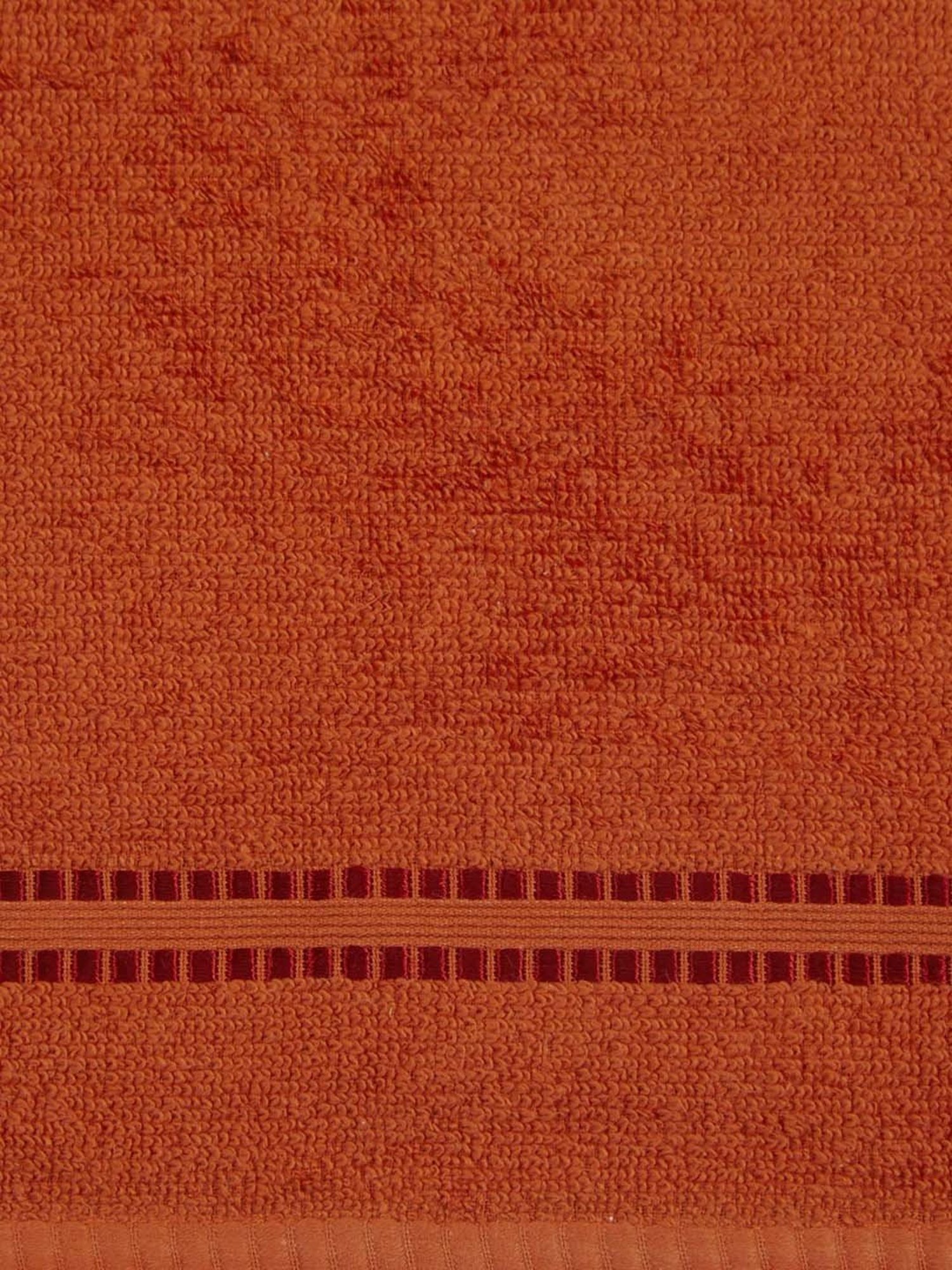 Fabindia Rust Ayan 380 GSM Cotton Face Towel - Set of 2