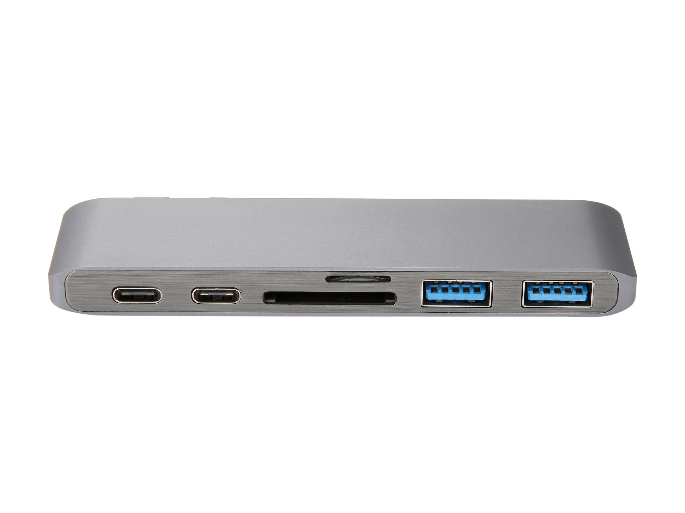 USB 3.0 Hub, Portable SuperSpeed 4 Port USB 3.0 Hub with Built-in Cable , USB Extension Multi-function USB Dock Hot Swapping Support for  Mac, PC, USB Flash Drives and Other Devices