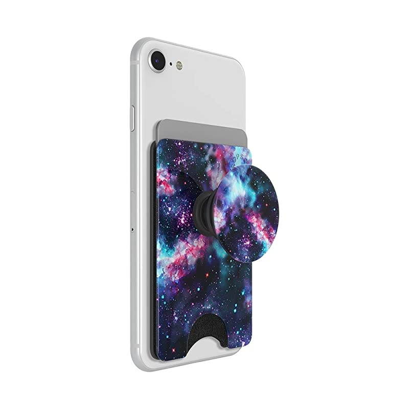 PopWallet+ Swappable and Repositionable Wallet Galactic Nebula
