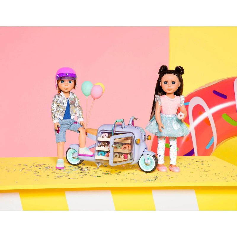 Glitter Girls Donut Delivery Scooter with Electronics