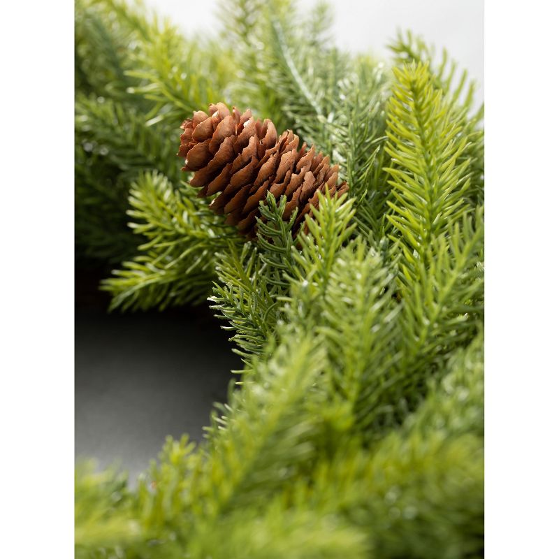 Sullivans Pine & Pinecone Wreath 24"H Green