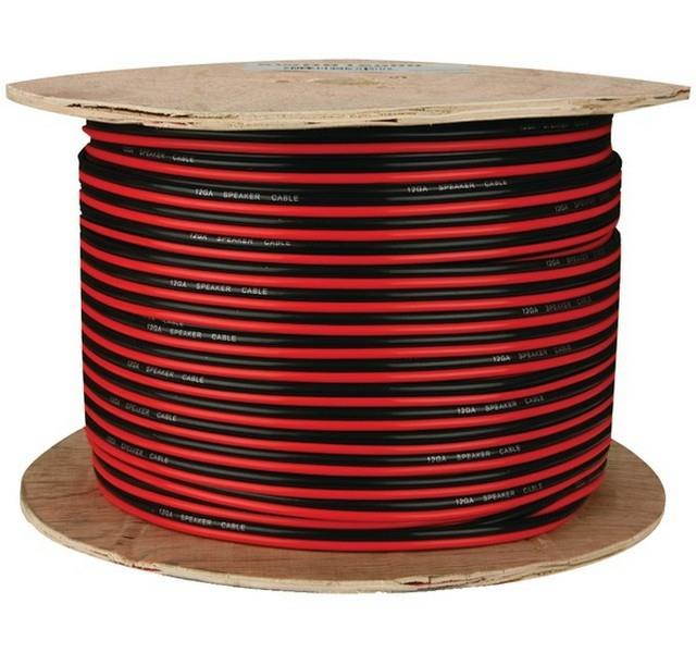 Install Bay Swrb16-500 16-Gauge Red/Black Paired Primary Speaker Wire, 500-Ft Spool