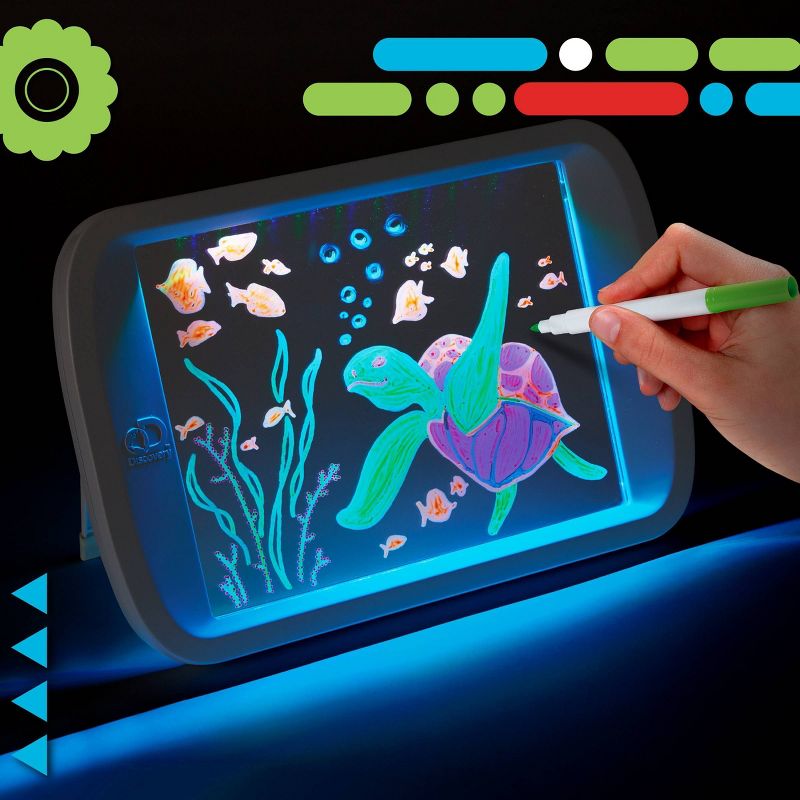 Neon LED Glow Drawing Board - Discovery Kids
