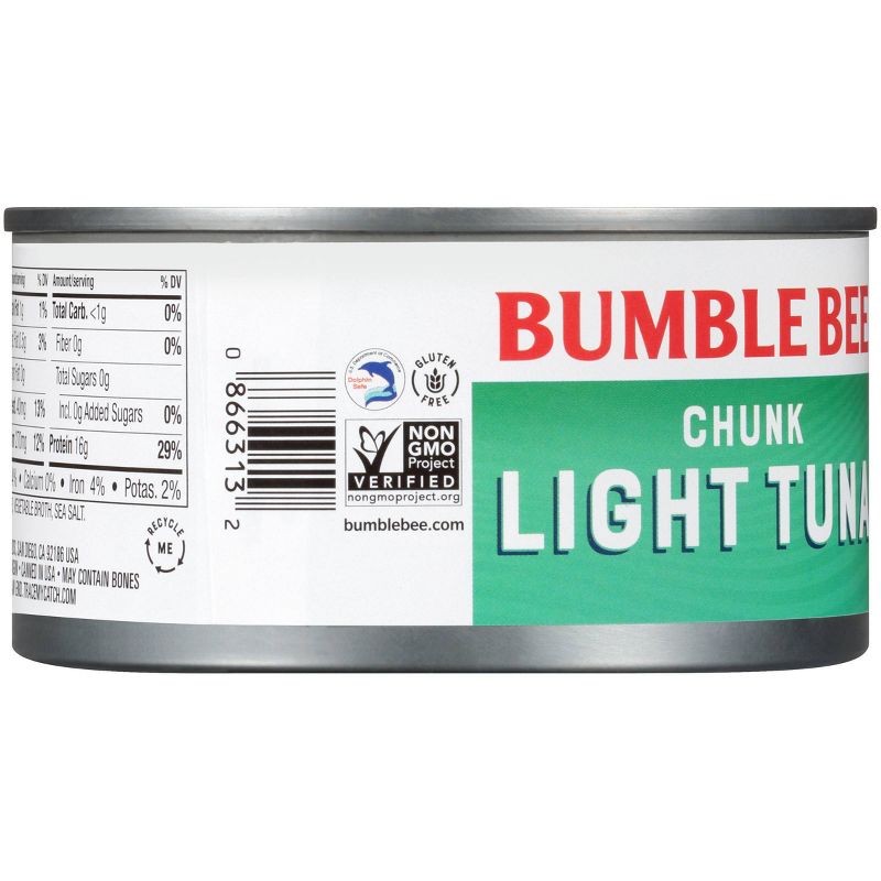 Bumble Bee Chunk Light Tuna in Water - 12oz
