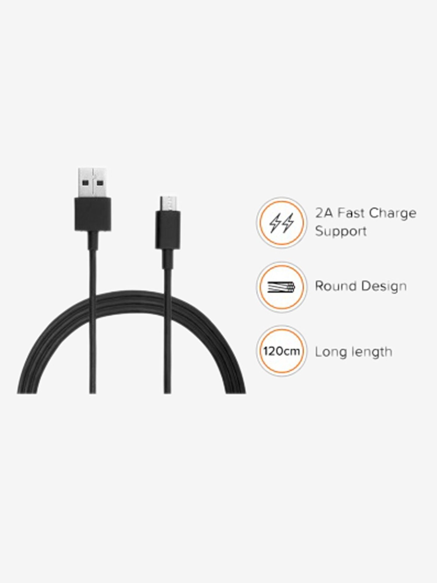 Moerdon MUC-C4C100W 100 Watt Fast Charging Data transfer Cable (Black)